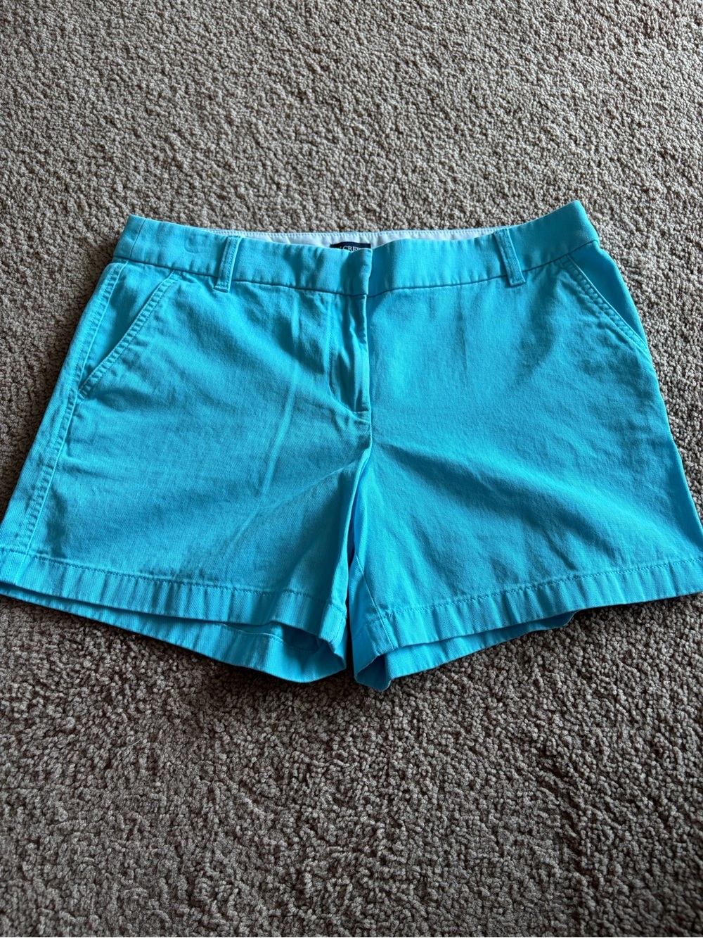 J. Crew Bright Teal Women's Cotton Shorts